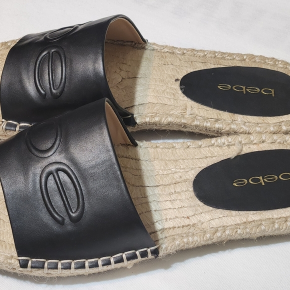 Bebe Black Espadrille Sandals - Picture 6 of 6